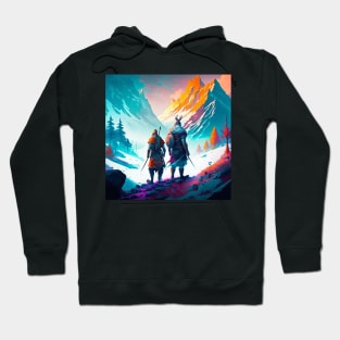 Valheim Inspired Into the Snow We Go Hoodie